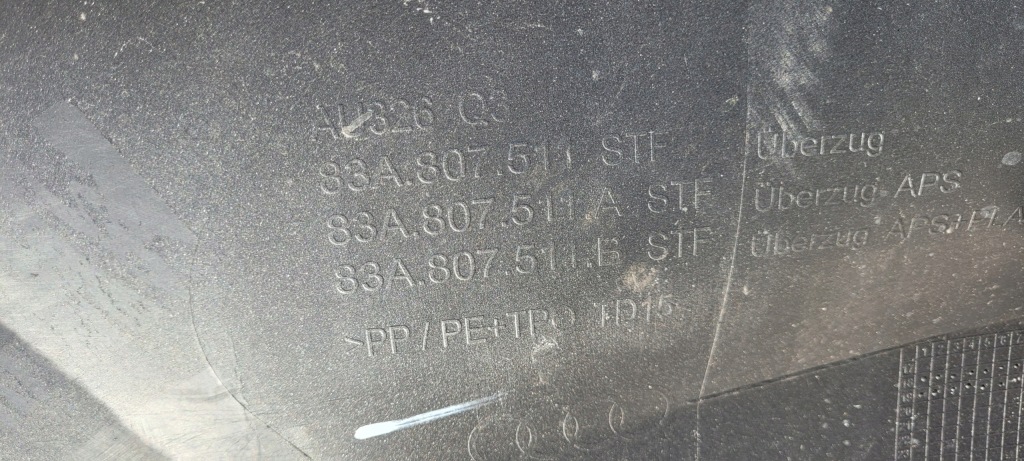 Audi q3 ii s-line бампер задний  задний / 5957 в Украине