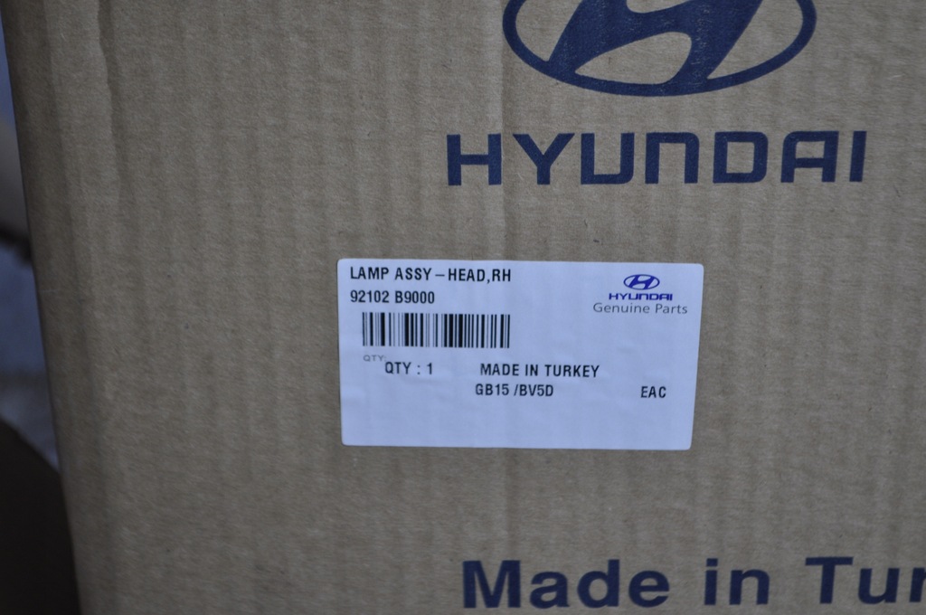 фото №16, Лампа правая hyundai i10 ii 2 europa 92102-b9000 2013-16 оригинал al