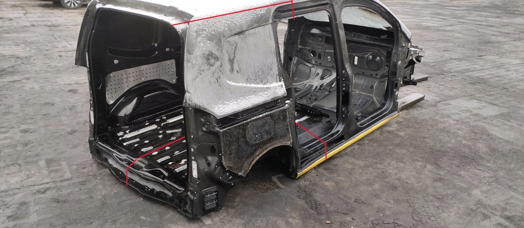 фото №1, Четверть правая крыло правый задняя renault kangoo iv 2023r