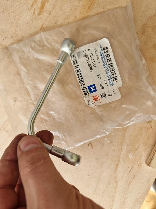 фото №8, Шланг масляний турбіни живлення opel astra g h corsa c meriva a 98052813