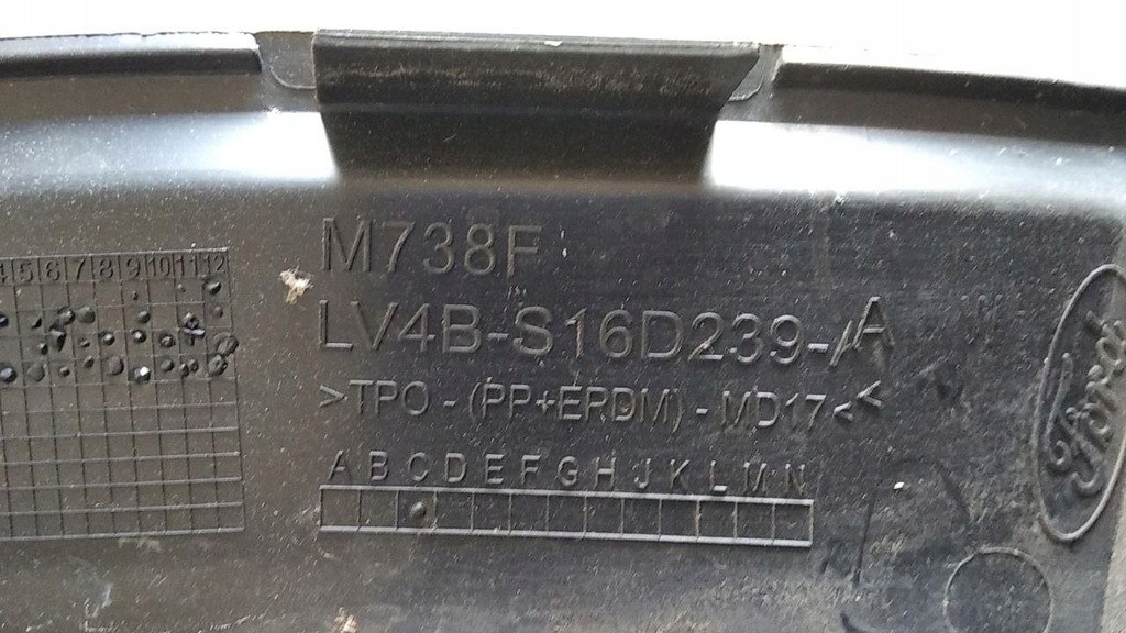 фото №7, Молдинг передній lewego крила ford lv4bs16d239 2022