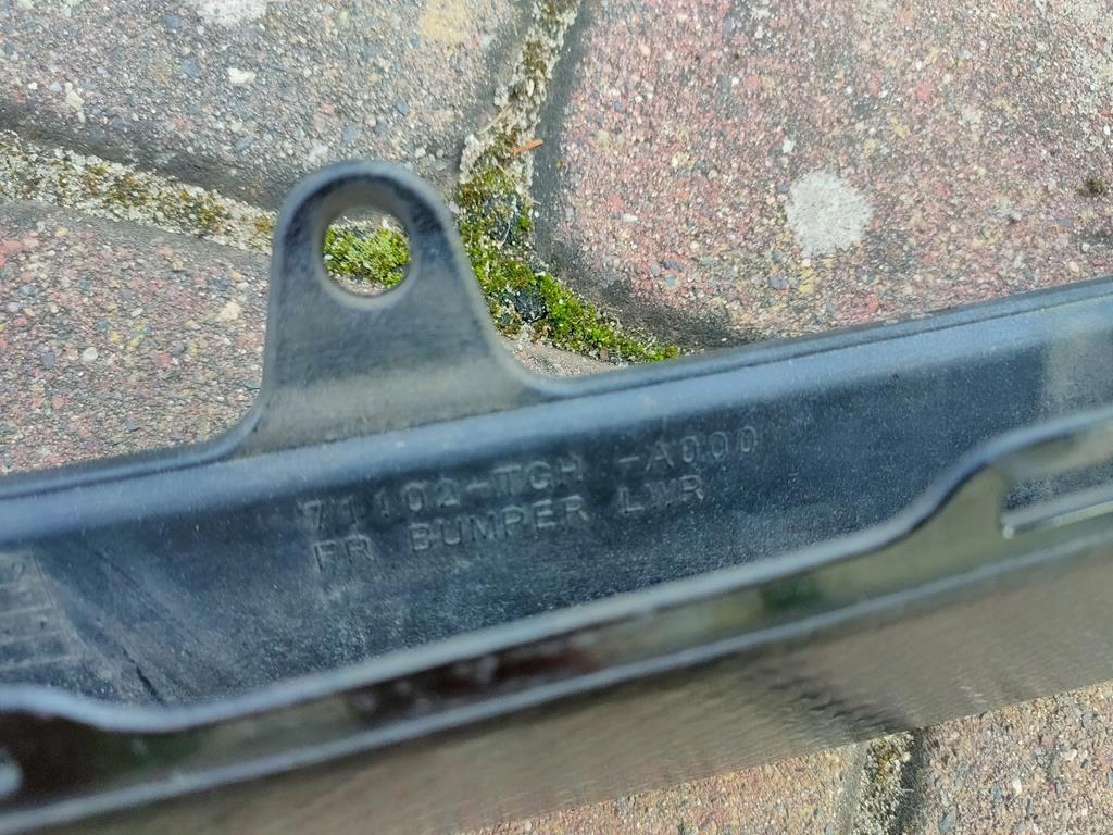 фото №8, Накладка спойлер бампера перед civic x type r