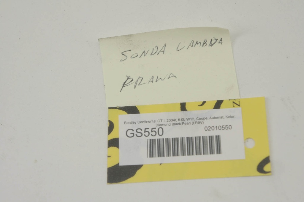 фото №5, Gs550 bentley continental gt i w12 датчик лямбда-зонд