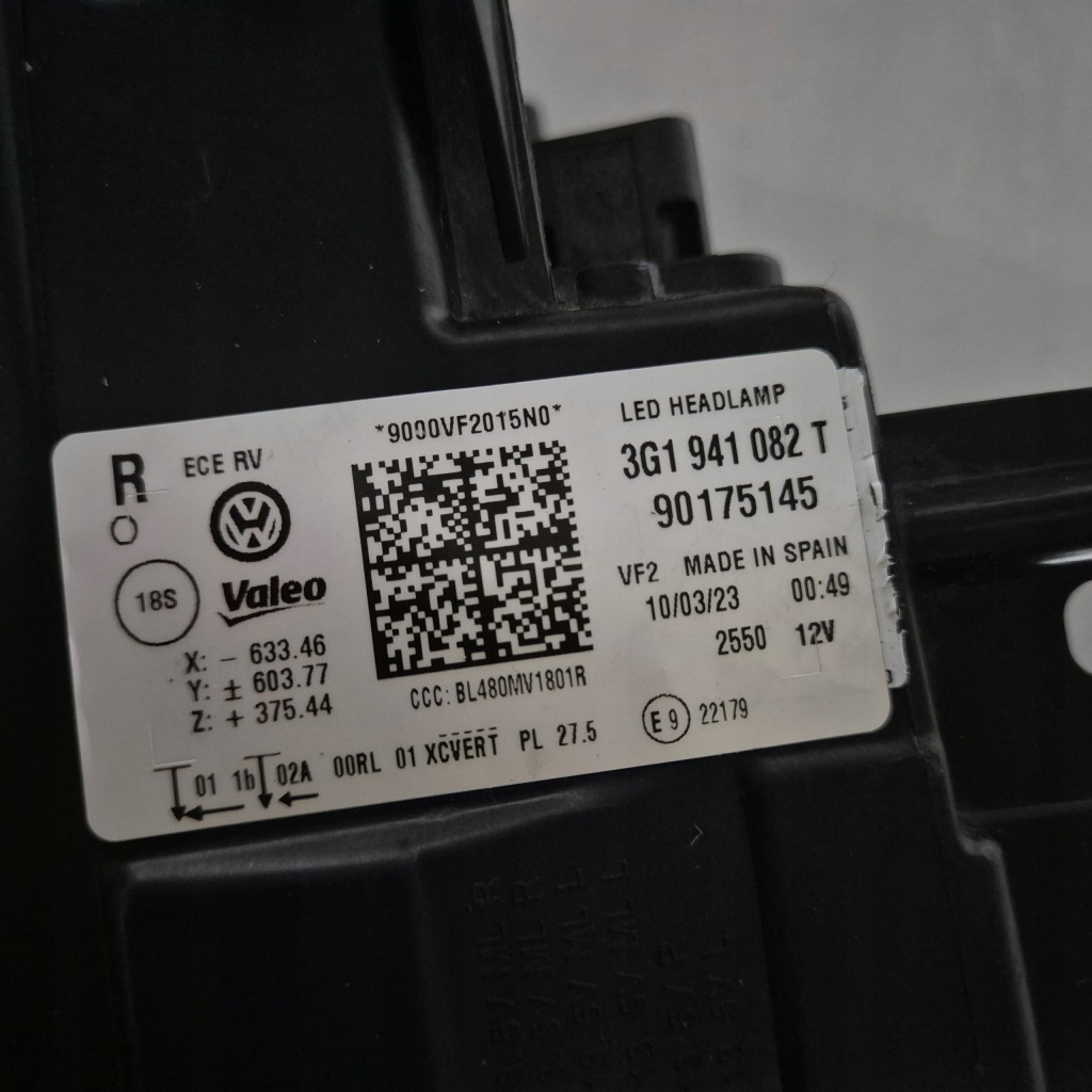 фото №10, Vw passat b8 3g1 r- line lift лампа права full led eu