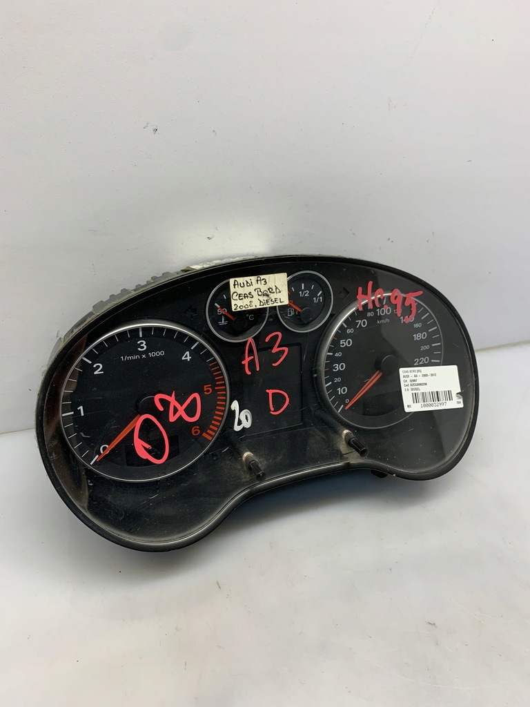 фото №1, Лічильник прилади vag audi a3 8p0920901d