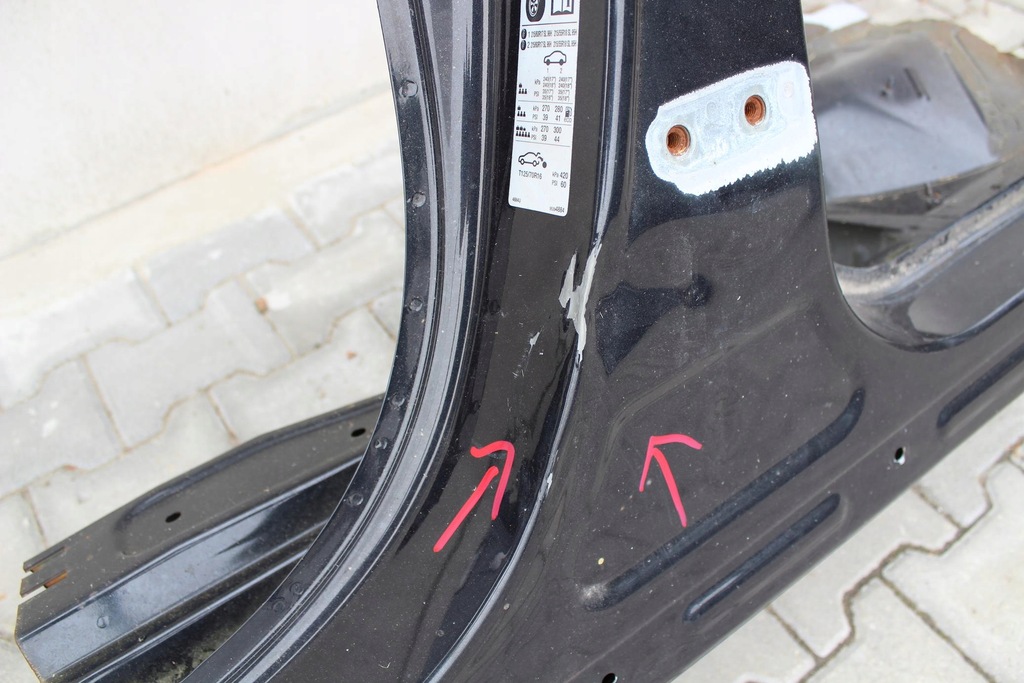 фото №3, Порог блок двигателя левый opel mokka i