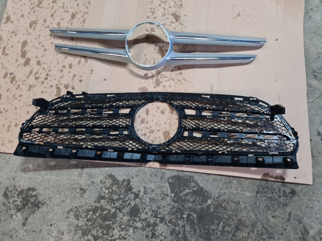 фото №5, Mercedes w246 lift решітка радіатора решітка радіатора бампера