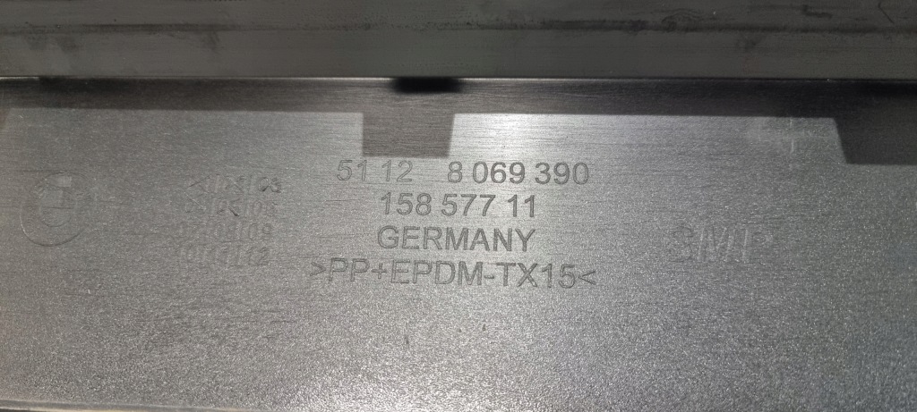 фото №10, Диффузор накладка бампера задняя bmw 3 g20 g21 m-pakiet 19-22