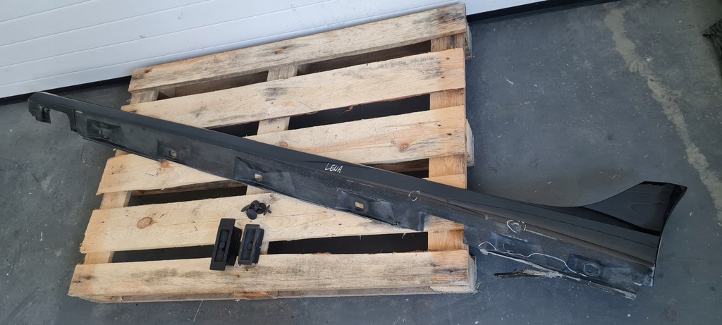 фото №1, S6 c7 a6 4g молдинг накладка порог sline левая перед pantherschwarz