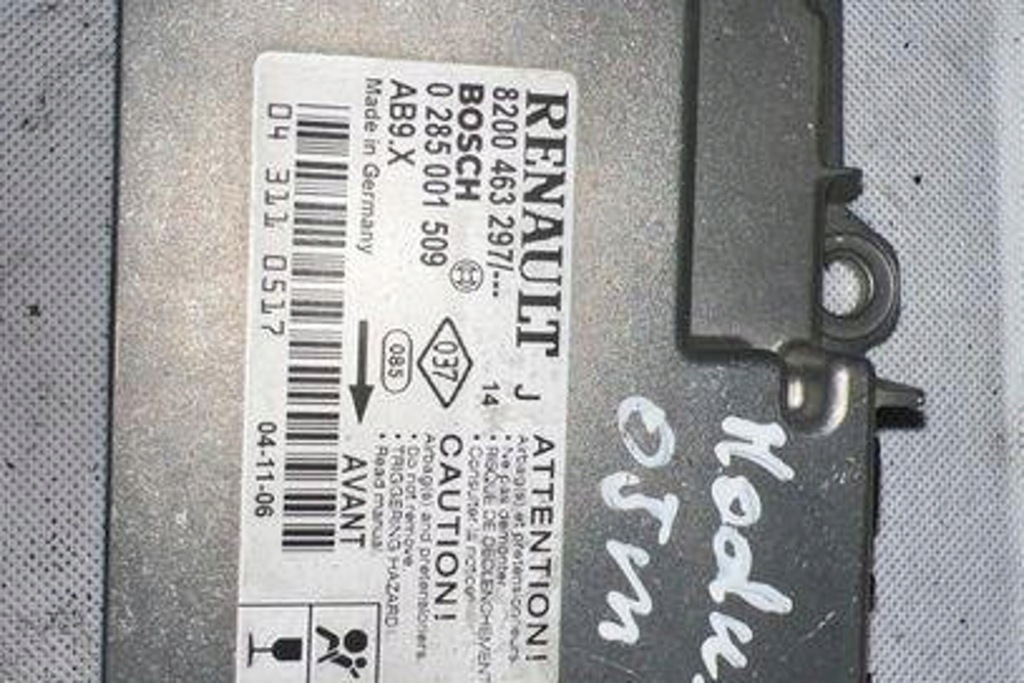 фото №3, Модуль подушка безпеки renault modus / grand modus f/jp0_ 8200463297 1.5l дизель
