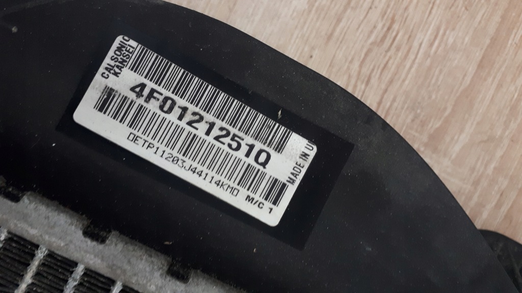 фото №6, Audi a6 c6 радіатор wody 4f0121251q