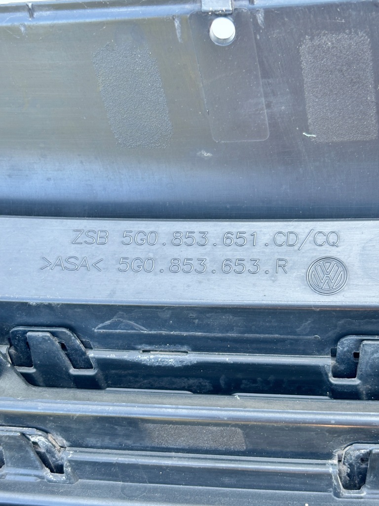фото №12, Vw golf vii 12- решітка радіатора решітка радіатора 5g0853651