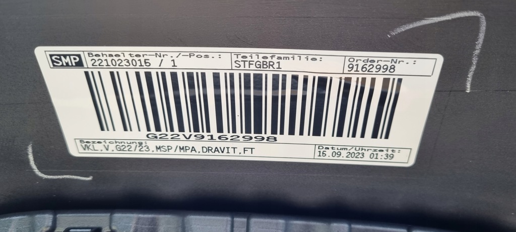 фото №14, Bmw 4 g22 g23 m-pakiet бампер перед оригинал a339