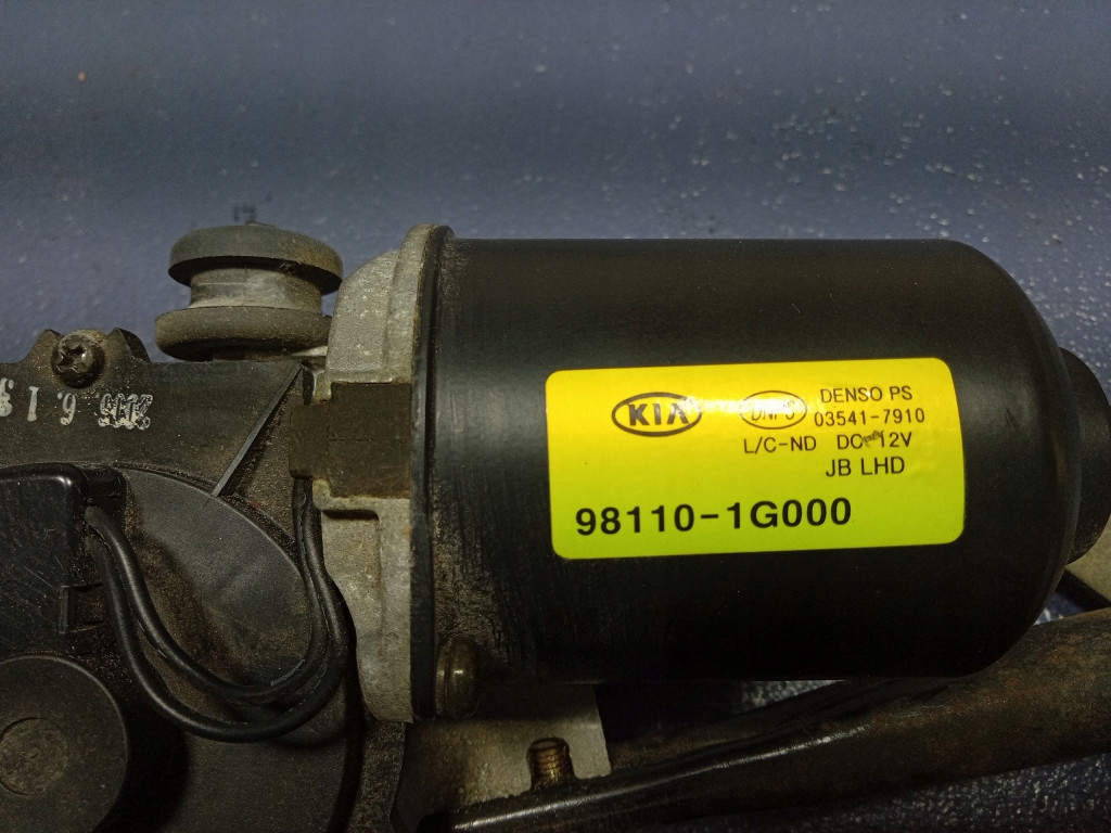 фото №5, Kia rio ii 2 механизм моторчик дворник перед eu 98110-1g000