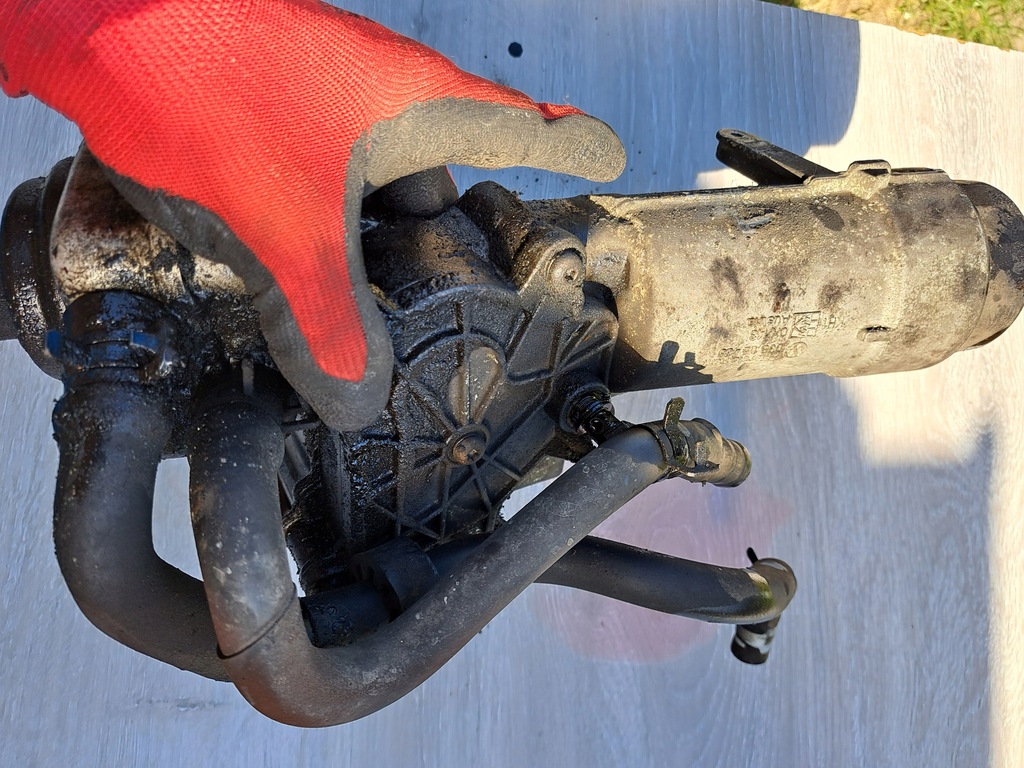 фото №4, Vw lt 2.5 tdi sdi корпус фільтра оливи