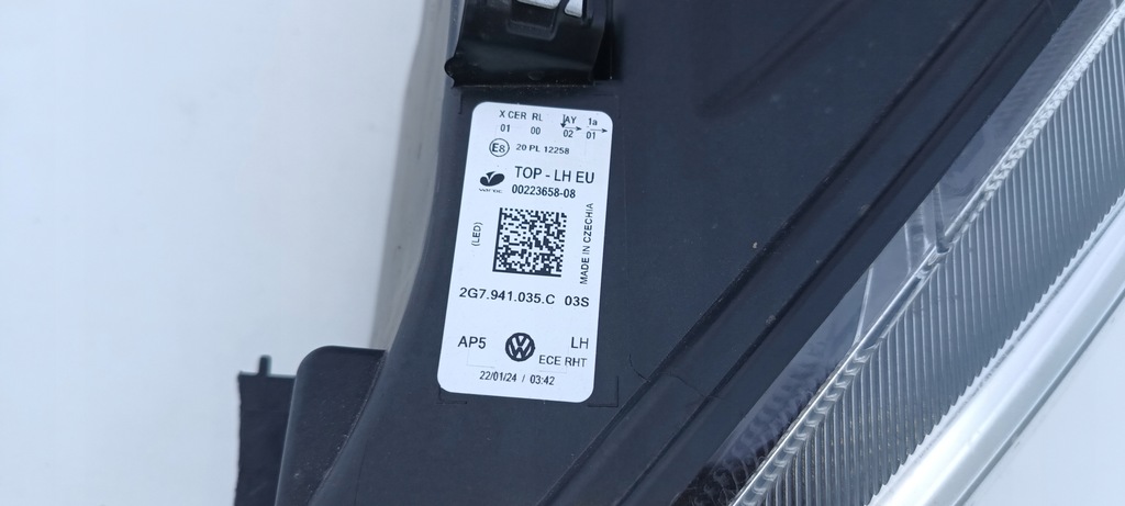 фото №10, Vw taigo 2g7 лампа левая перед iq light 2g7941035c europa