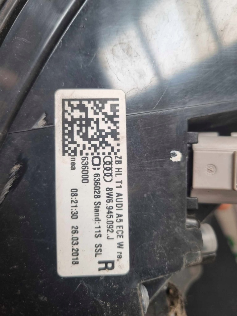 фото №6, Audi a5 sportback задняя лампа 8w6945092j 8w6945091j 8w6945094j 8w6945093j