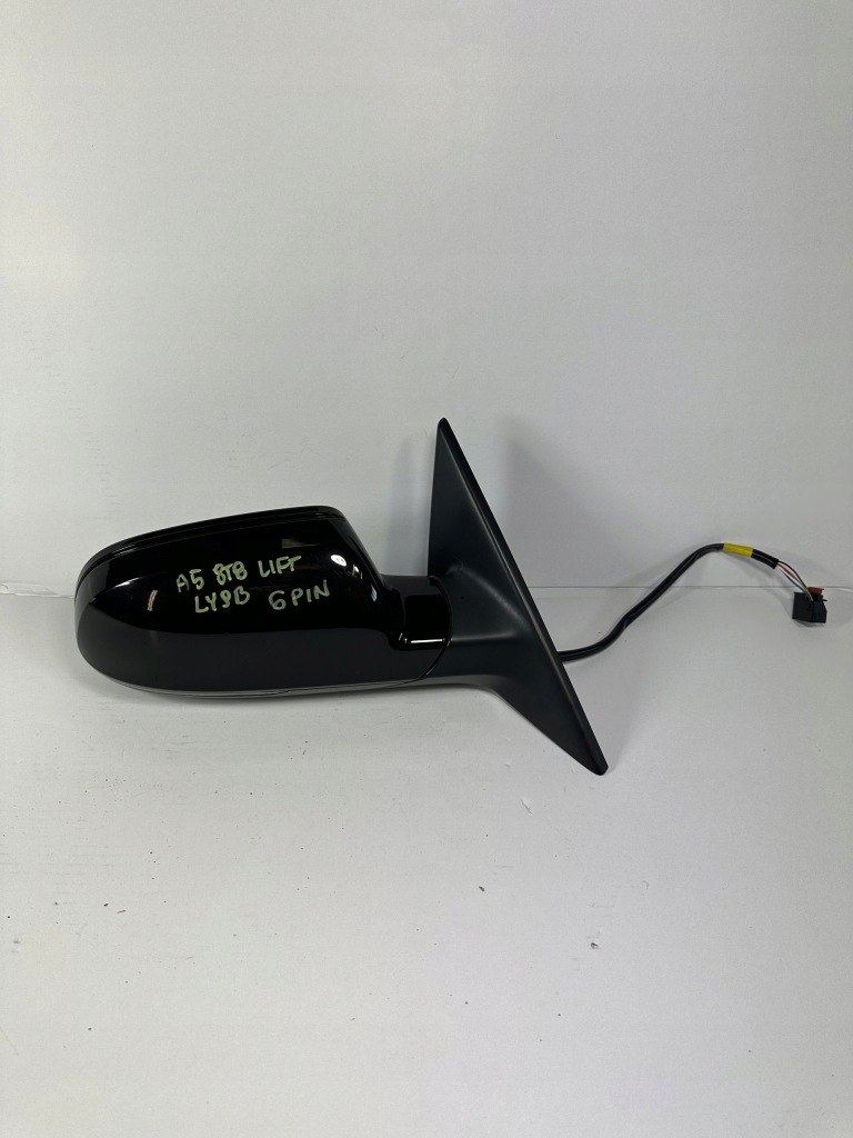 фото №1, A5 8t lift sportback дзеркало праве 6pin чорні ly9b