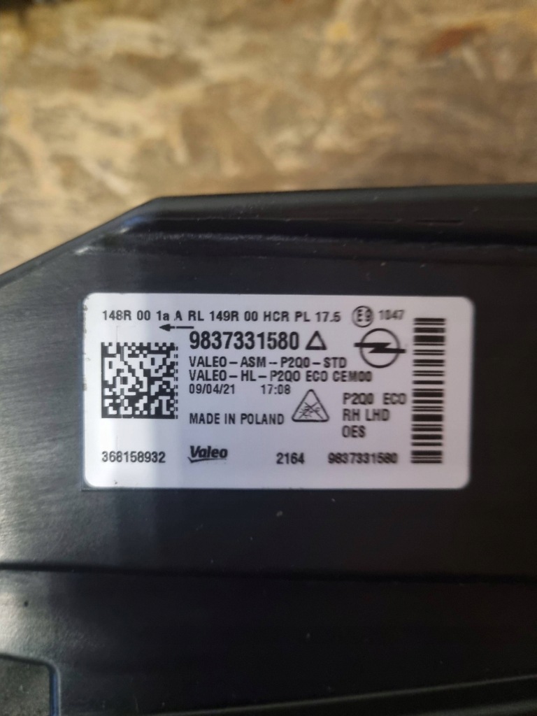 Фара фара opel mokka 2 full led 2020- с Разборки