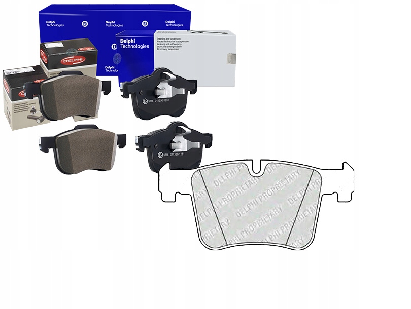 фото №1, Delphi lp2234 набір гальмівних колодок гальмівних, гальма дискові