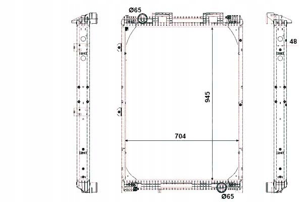 Купить Радиатор двигателя man f2000 d2840lf20-e2866df01 01