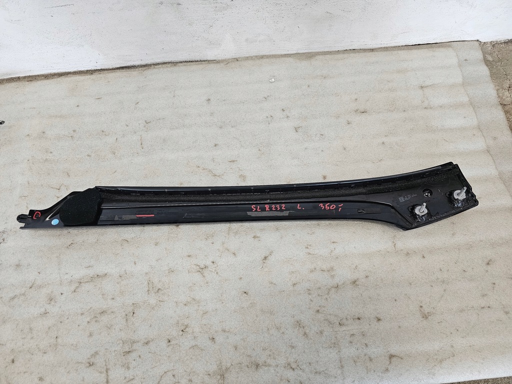 фото №11, Mercedes sl r232 молдинг защита стойка стекло лобовое левая a2326910300