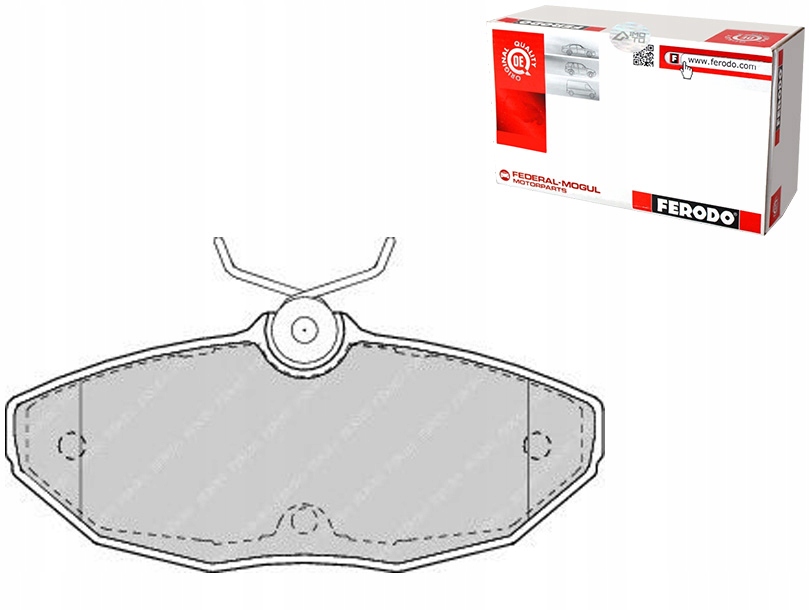 фото №1, Ferodo fdb1486 набор тормозных колодок тормозных, тормоза дисковые