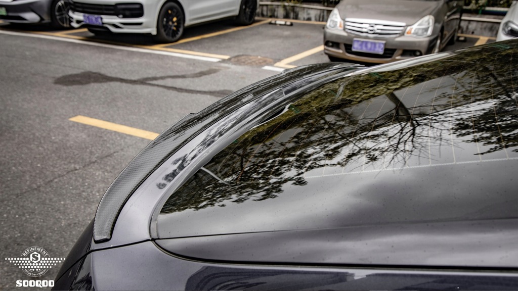 фото №11, Карбоновий спойлер спойлер кришки bmw x6 g06 m style