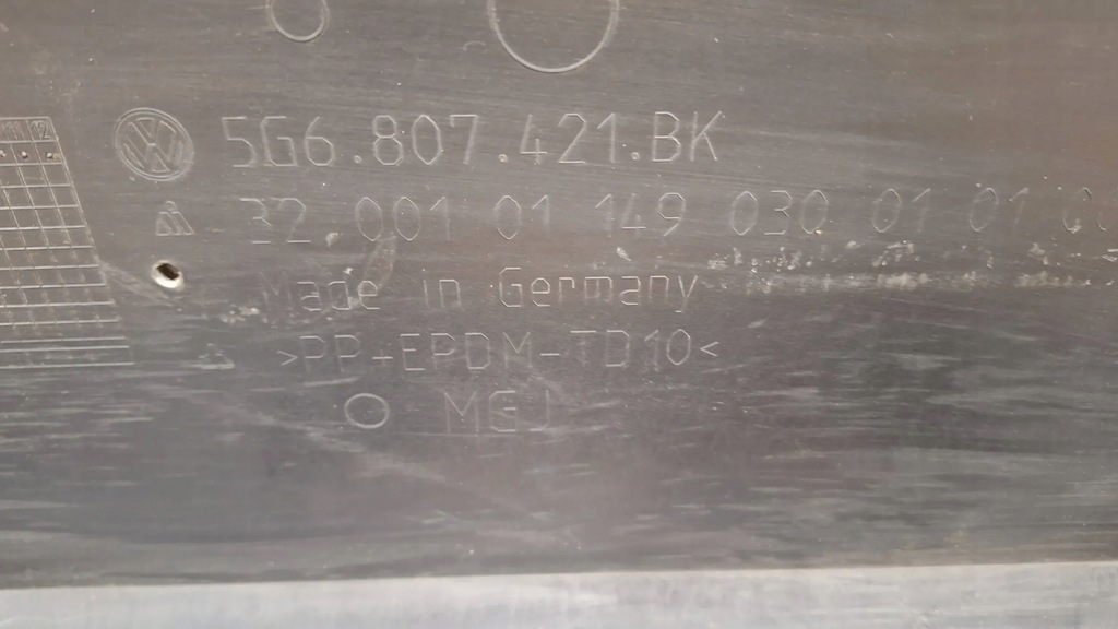 фото №8, Бампер задня 5g6807421bk vw golf vii lift 16- хетчбек