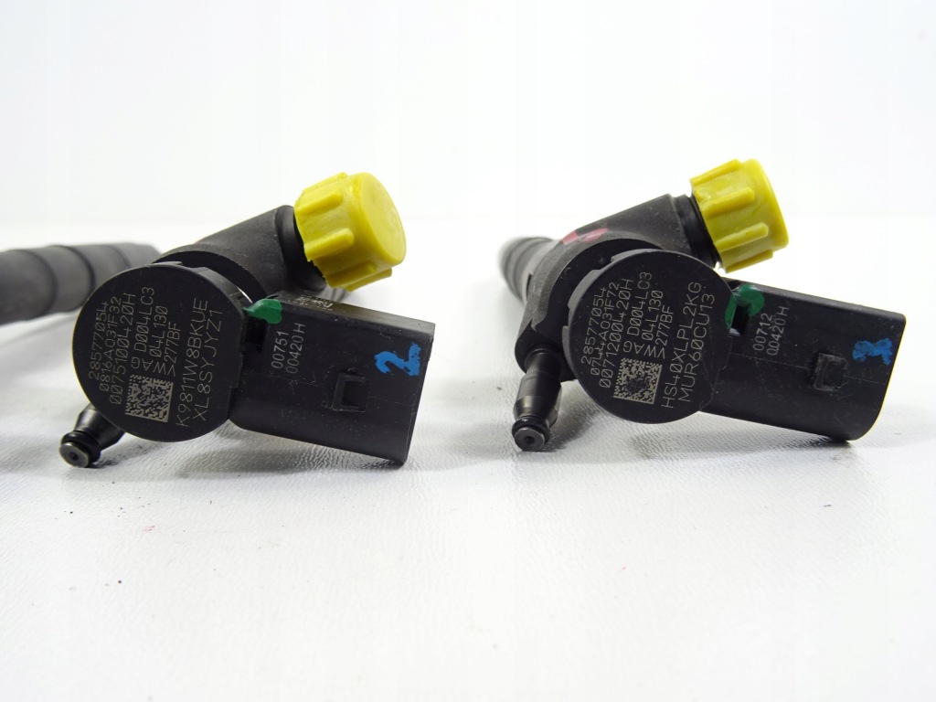 Форсунки vw audi skoda 1.6tdi 04l130277bf bosch wydruk test комплект Ціна