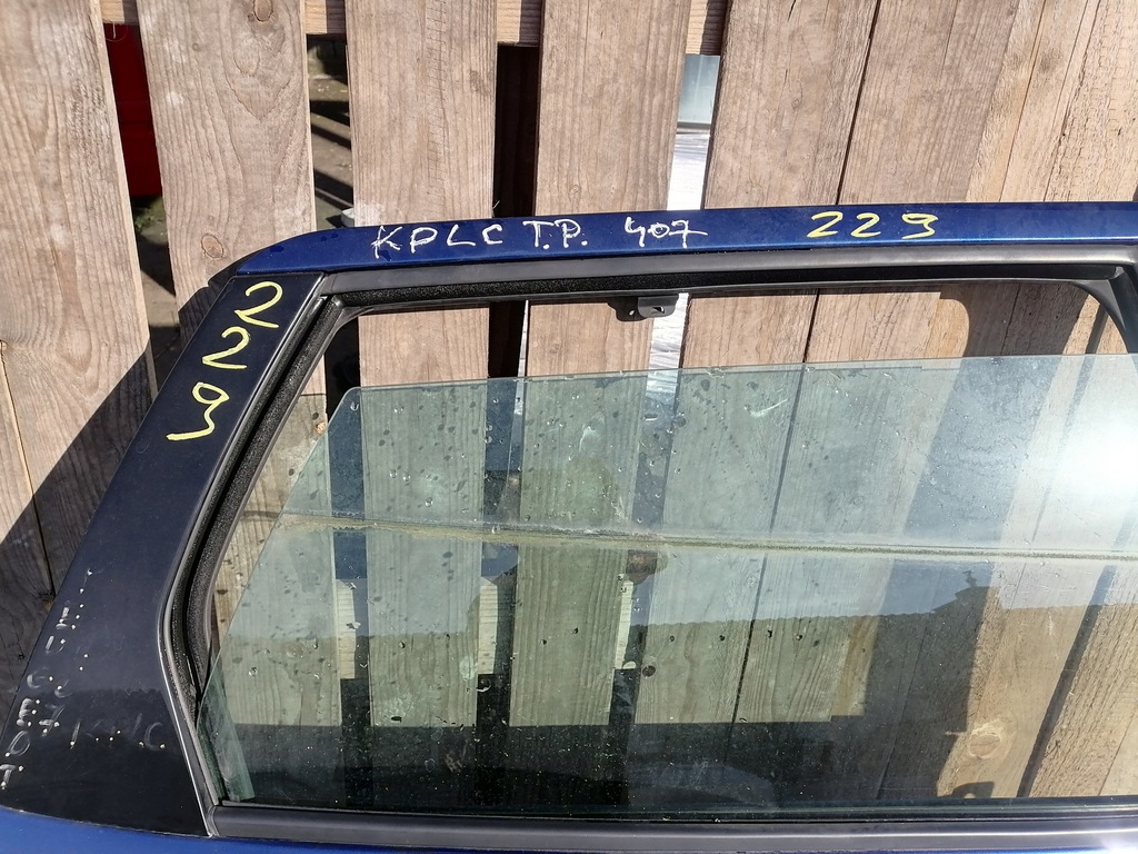 фото №8, Peugeot 407 2005 дверь правый задняя правое задние kplc