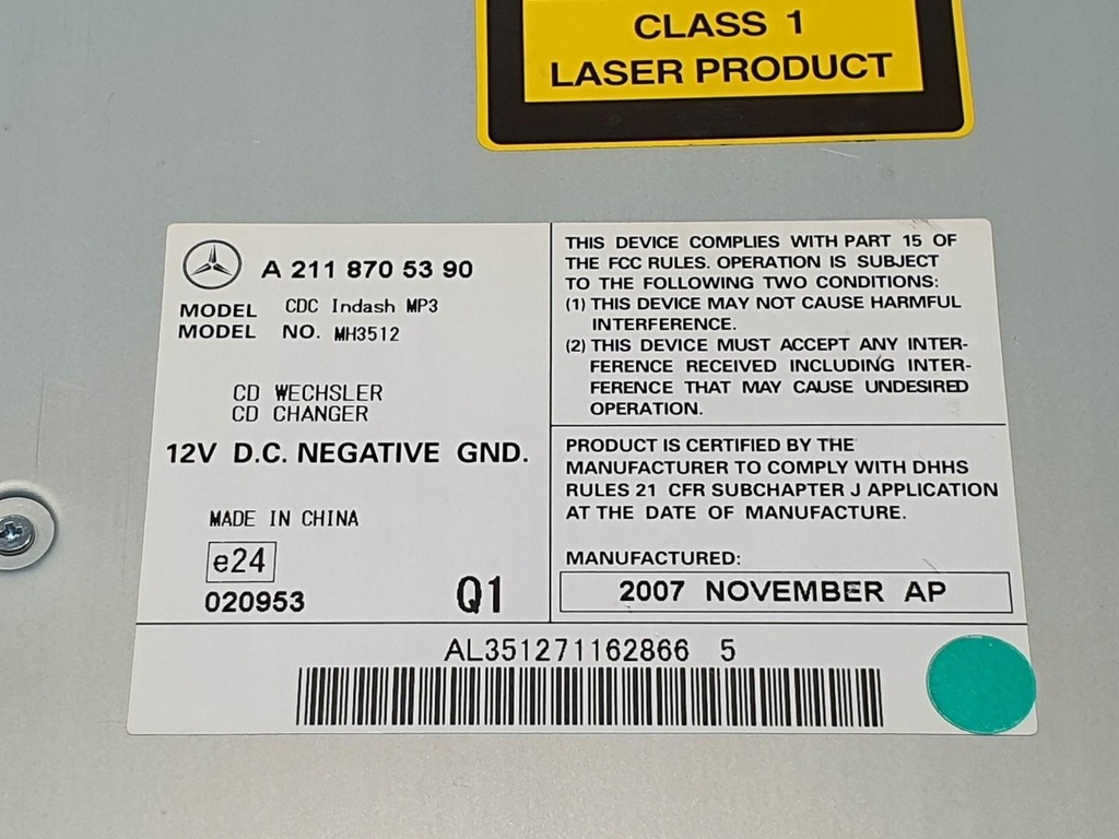 фото №6, Чейнджер cd mercedes r-kl w251 a2118705390