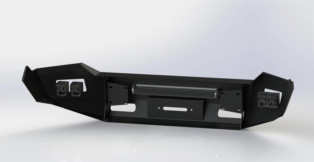 фото №5, Dodge ram 1500 бампер перед 2009–2020 off road сталь