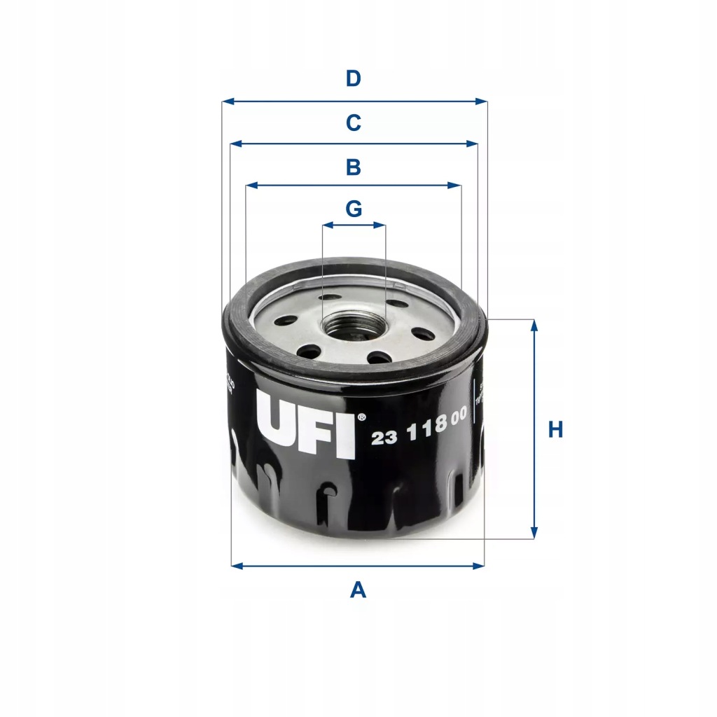 Фильтр масла ufi oem quality renault/psa/fiat Оригинал