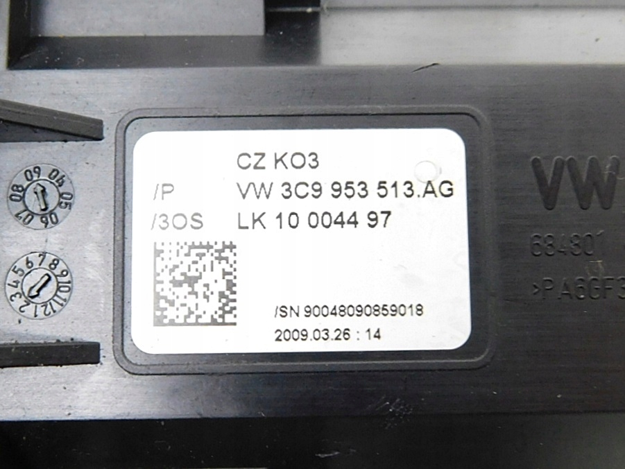 фото №8, Переключатель света комбинированный лента - vw passat b6