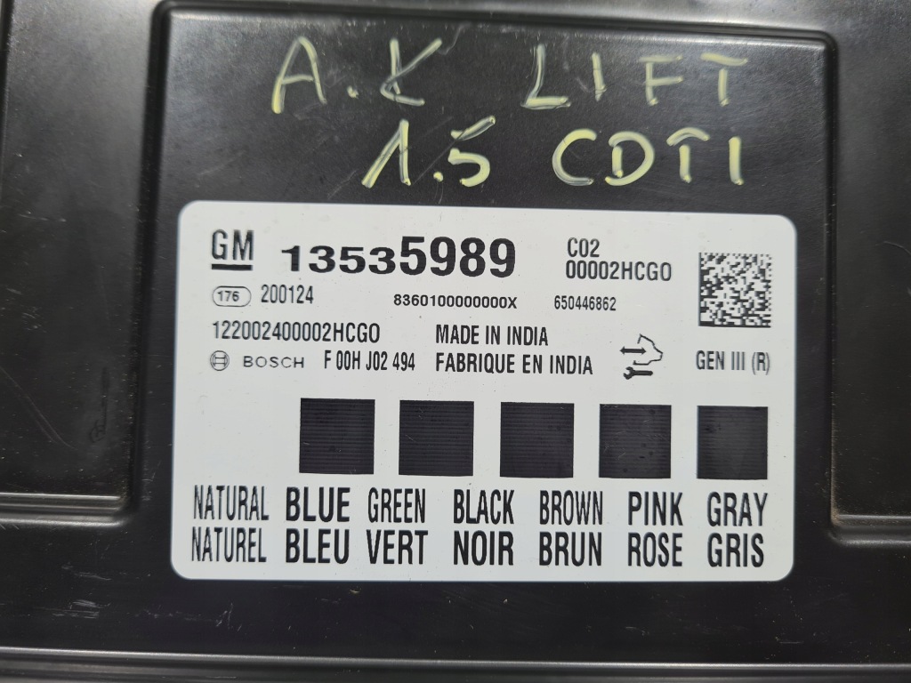 фото №3, Модуль блок керування комфорту opel astra k lift