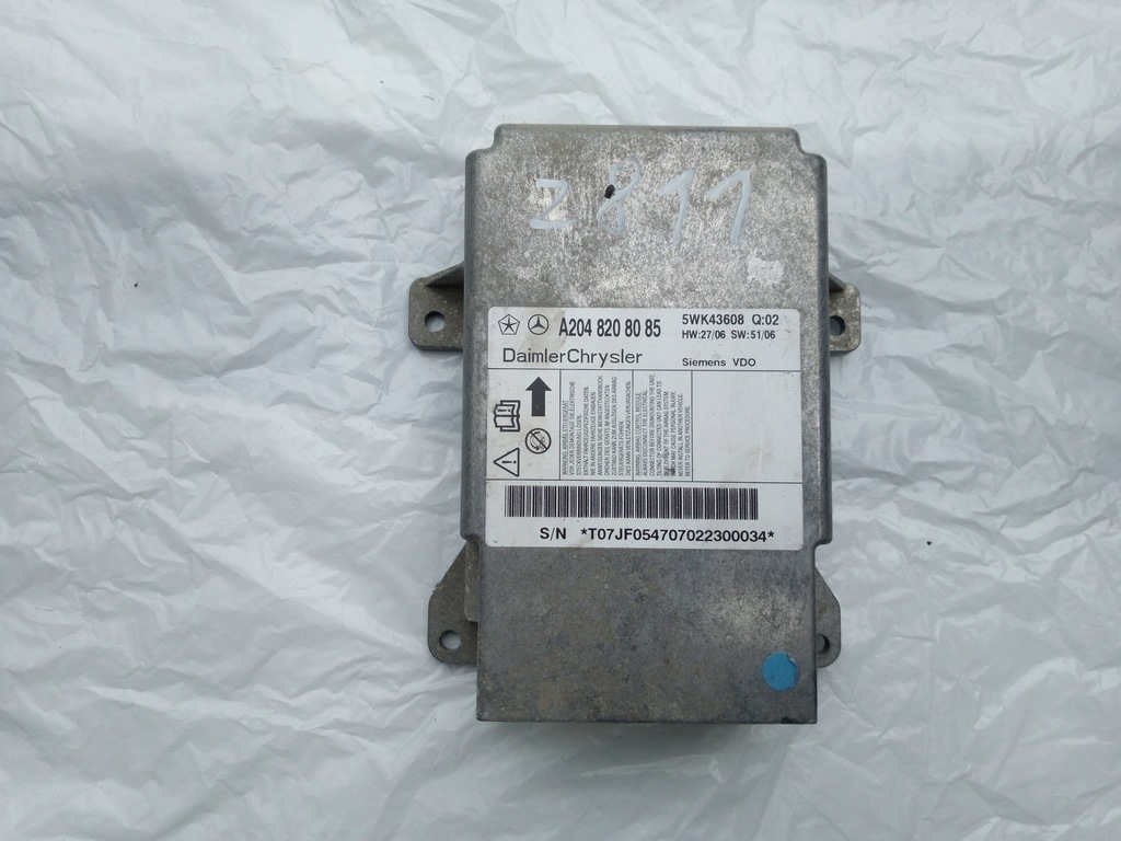 фото №1, Датчик подушка безпеки mercedes w204 c klasa