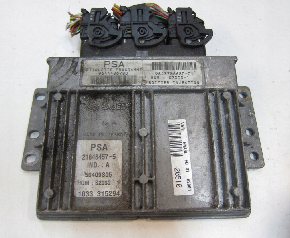 фото №1, Бортовий комп'ютер 9644486780 citroen peugeot bez імобілайзер off.