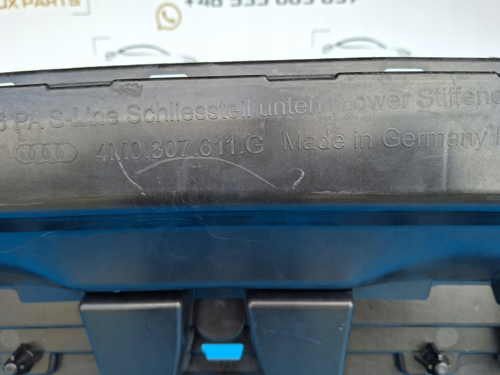 Audi q7 4m s-line захист pod бампер передній ładna Доставка