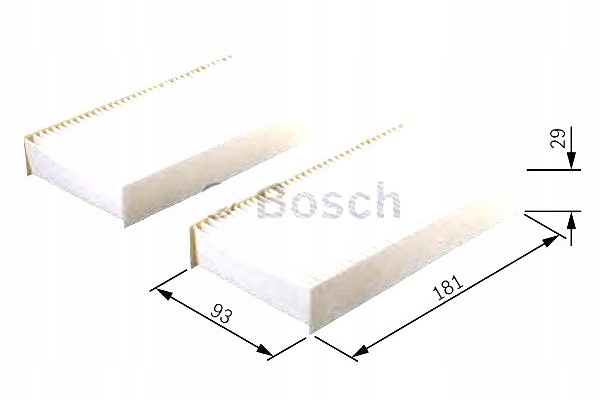 фото №2, Фильтр кабины honda hr-v kpl 2 szt. bosch