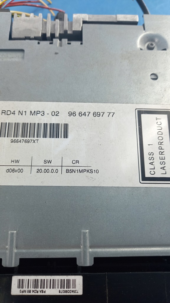 фото №3, Радио citroen c4 07r hb 1.6hdi