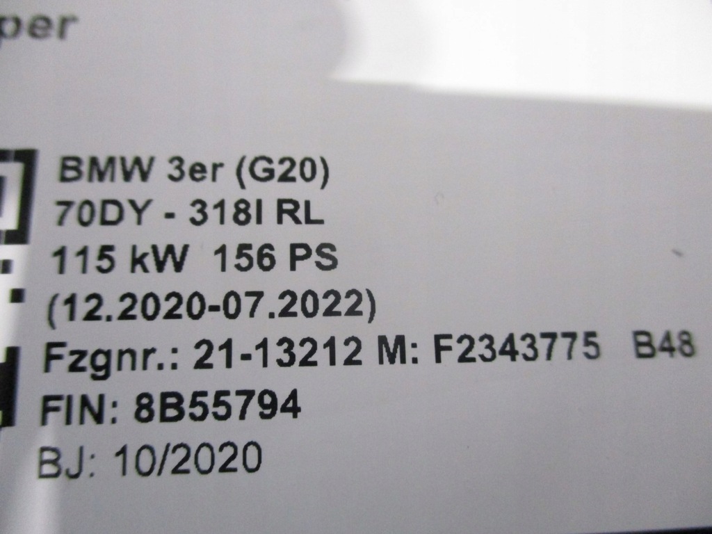 фото №11, Бампер bmw 3 g20 g21 475 перед передний