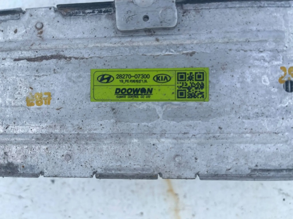 фото №10, Радиатор интеркулер kia rio stonic x-ceed 28270-07300