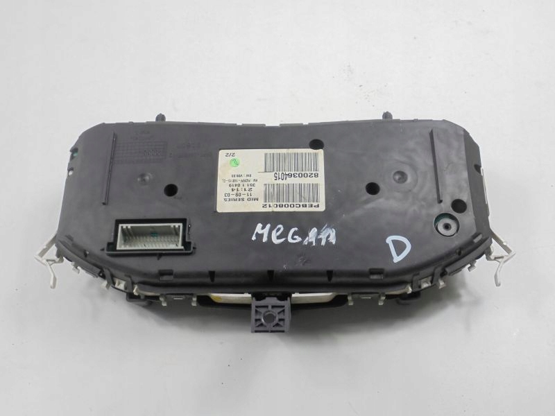 фото №8, Renault megane ii счетчик приборы 1,9dci 8200364015