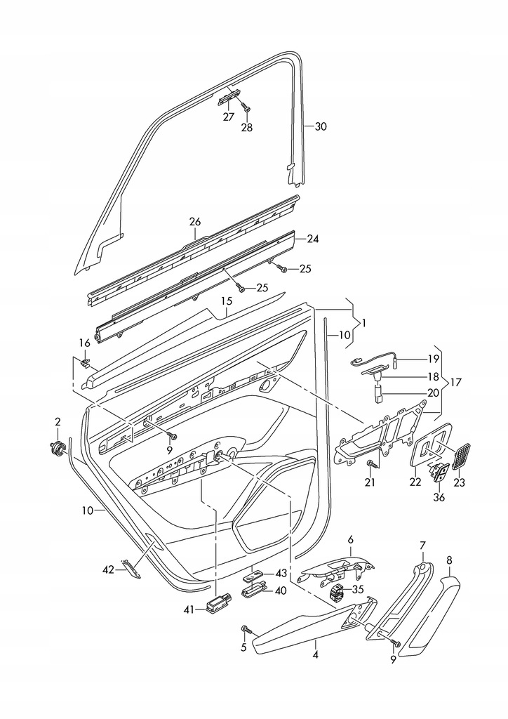 фото №9, Кронштейн підлокітник задня p q5 sq5 80a fy 80a887396