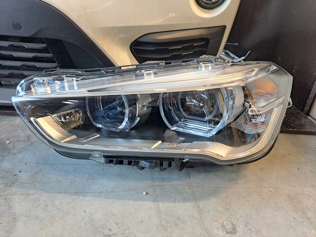 фото №12, Bmw x1 f48 перед капот pas бампер лампы капот alpinweiss 3 300