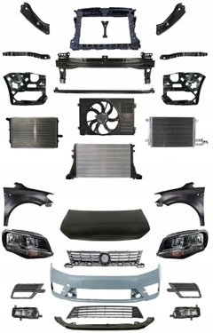 фото №1, Vw caddy iii 3 lift 2015-2021 kompletny перед