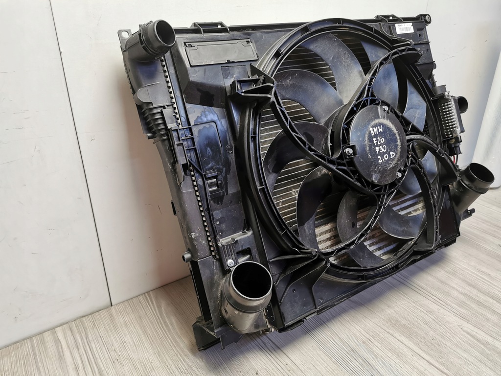 фото №8, Радіатор вентилятор комплект bmw f20 f30 2.0d 7640508