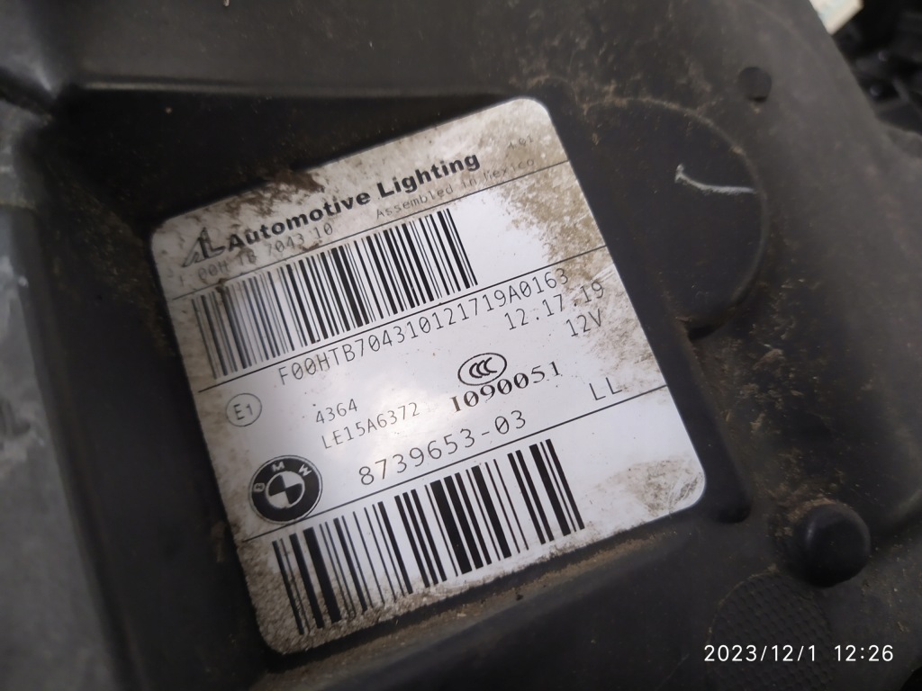 Фара левый перед bmw x3 g01 x4 g02 full led 8739653 с Разборки