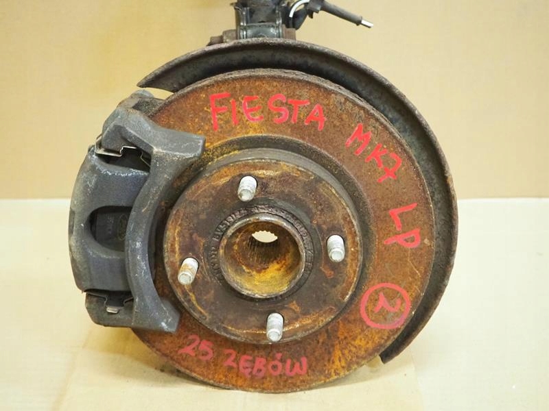 фото №5, Амортизационная стойка поворотный кулак левый перед ford fiesta mk7